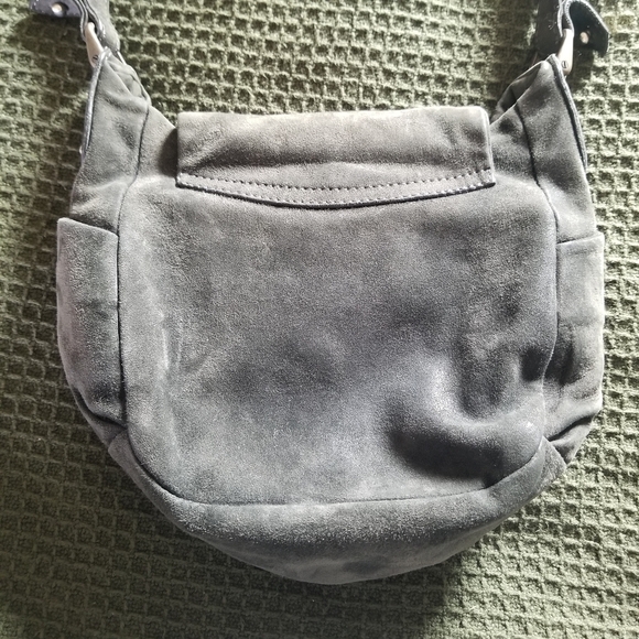 Isabel Marant | Suede Olive Green Crossbody Bag - Picture 3 of 9